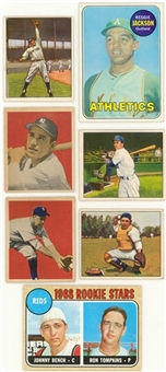 1949-1969 Topps and Bowman Collection (17) Including Hall of Famers